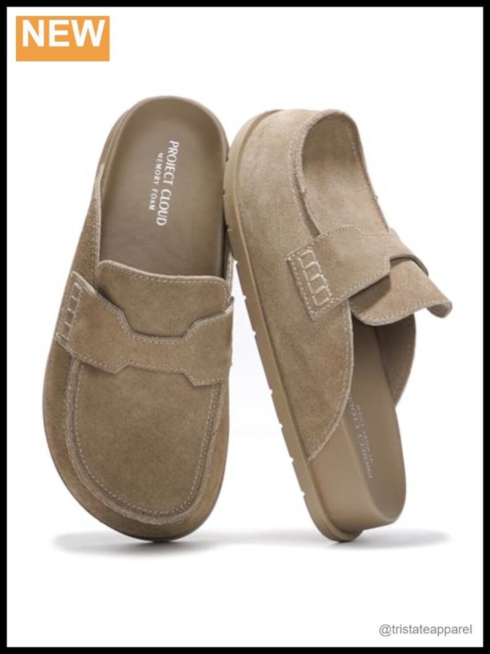 Genuine Leather Slip On Womens Clogs Mules Arch Support Non Slip Comfort